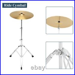 FREE SHIPPING? Full Size Acoustic Drum Kit +Cymbals +Throne +Snare +Toms