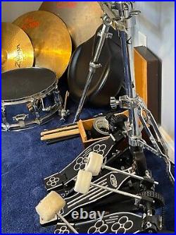 FULLY LOADED PROFESSIONAL DRUM SET CB 700 8-Piece+3 Roto Toms +14 Crome Snare