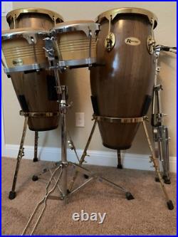 Four Rogers Congo Drums & Stands