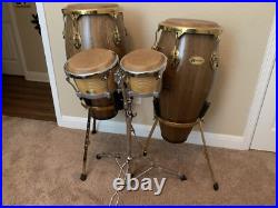 Four Rogers Congo Drums & Stands
