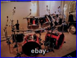 Full 8pc Pdp Custom Kit And Gibraltar Rack