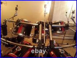 Full 8pc Pdp Custom Kit And Gibraltar Rack