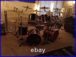 Full 8pc Pdp Custom Kit And Gibraltar Rack