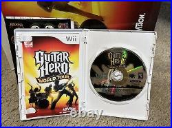 GENTLY USED WORKING CONDITION Wii Guitar Hero World Tour Bundle In Box 2008