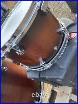 GMS Drum Set 3 Piece With SKB Protective Hard Cases VGC