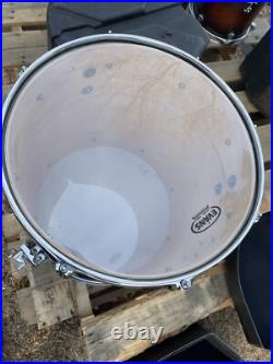 GMS Drum Set 3 Piece With SKB Protective Hard Cases VGC