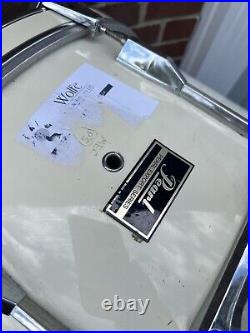 GO DOUBLE or GO HOME! PEARL EXPORT SERIES 22 White BASS DRUM SET See Details