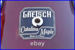GRETSCH 10 CATALINA MAPLE TOM in CHERRY RED for YOUR DRUM SET! LOT RJ754