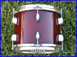 GRETSCH 10 CATALINA MAPLE TOM in CHERRY RED for YOUR DRUM SET! LOT RJ754
