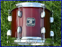 GRETSCH 10 CATALINA MAPLE TOM in CHERRY RED for YOUR DRUM SET! LOT iI857