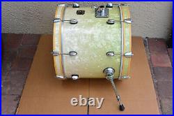 GRETSCH 18 CATALINA CLUB BASS DRUM in WHITE MINT FADE for YOUR DRUM SET! J35