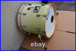 GRETSCH 18 CATALINA CLUB BASS DRUM in WHITE MINT FADE for YOUR DRUM SET! J35