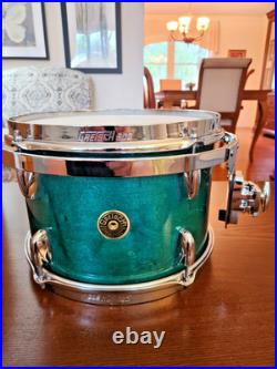 GRETSCH BROADKASTER 8 x 12 CARIBBEAN BLUE GLOSS 3 PLY RACK TOM
