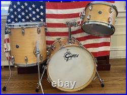 GRETSCH BROOKLYN Satin Natural 3 Piece Jazz Shellpack MINT Charlie Watts Homage