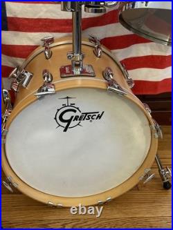 GRETSCH BROOKLYN Satin Natural 3 Piece Jazz Shellpack MINT Charlie Watts Homage