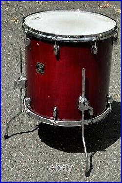 GRETSCH CATALINA Maple 16 Floor Tom Drum MAHOGANY Red Transparent GLOSS II