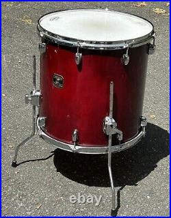 GRETSCH CATALINA Maple 16 Floor Tom Drum MAHOGANY Red Transparent GLOSS II