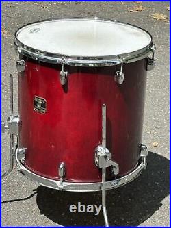 GRETSCH CATALINA Maple 16 Floor Tom Drum MAHOGANY Red Transparent GLOSS II