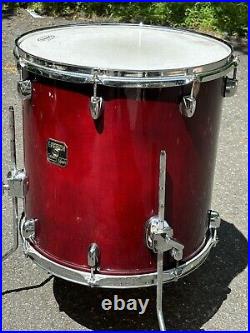 GRETSCH CATALINA Maple 16 Floor Tom Drum MAHOGANY Red Transparent GLOSS II