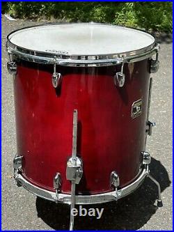 GRETSCH CATALINA Maple 16 Floor Tom Drum MAHOGANY Red Transparent GLOSS II