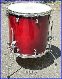 GRETSCH CATALINA Maple 16 Floor Tom Drum MAHOGANY Red Transparent GLOSS II