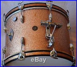 GRETSCH PROGRESSIVE JAZZ Drum Set, Vintage Round Badge. 20, 14, 12