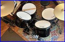 Gammon Percussion 5-Piece Acoustic Drum Kit Lightweight with Drumsticks & Cymbals