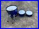 Gammon-Percussion-Drums-Set-Of-Three-Blue-And-White-Incudes-Foot-And-Base-01-nvn