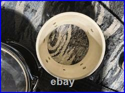 Gaztar 3 Piece Rack Tom Drum Set Wood & Metal Shells Drum Toms Percussion Kit