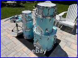 Gretch Renown 57 Motor City Blue 6 Piece Maple Drum Set