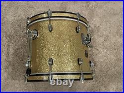 Gretsch 18 Bass Drum Catalina Club Gold Sparkle Drum Drums Drumset Set