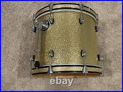 Gretsch 18 Bass Drum Catalina Club Gold Sparkle Drum Drums Drumset Set