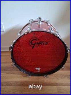Gretsch 1966 Red Sparkle drum set