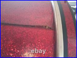 Gretsch 1966 Red Sparkle drum set