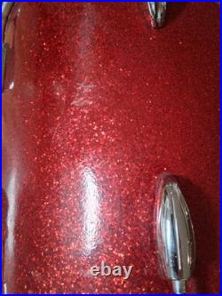 Gretsch 1966 Red Sparkle drum set