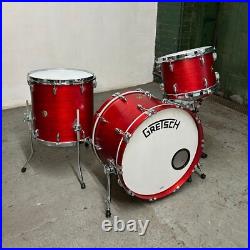 Gretsch Broadkaster Modern 3pc Drum Set 22/13/16 Satin Tabasco