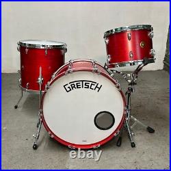 Gretsch Broadkaster Modern 3pc Drum Set 22/13/16 Satin Tabasco