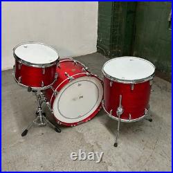 Gretsch Broadkaster Modern 3pc Drum Set 22/13/16 Satin Tabasco