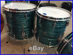 Gretsch Brooklyn Series Turquoise Oyster Drum Set 22/22/13/14/16