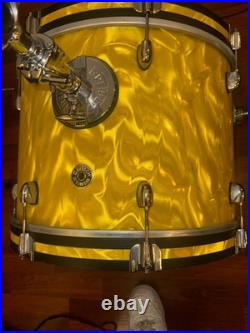 Gretsch Catalina Club 3 Piece Drum Set 20/12/14/14 Yellow Satin Flame