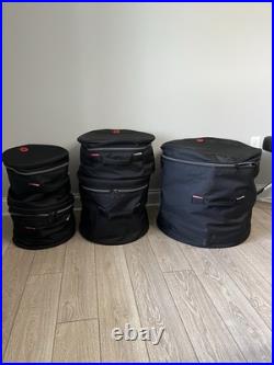 Gretsch Catalina Maple 5-Piece Acoustic Drum Kit Blue Sparkle withDrum Bags