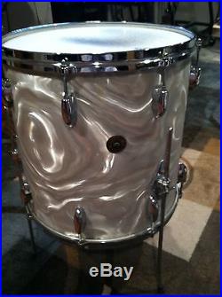 Gretsch Drum Set Vintage Silver Satin Original