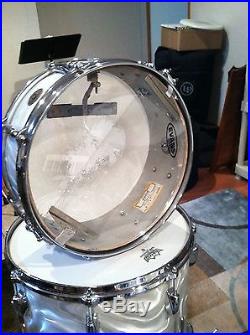 Gretsch Drum Set Vintage Silver Satin Original
