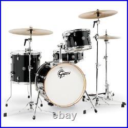 Gretsch Drums Catalina Club Jazz 4-Piece Shell Pack Piano Black Refurbished Gretsch Drums Catalina Club Jazz 4-Piece Shell Pack Piano Black Refurbished