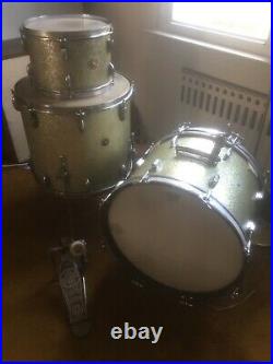 Gretsch Early 1950's Round Badge Vintage 3 Pc. Drum Set Ex. Condition