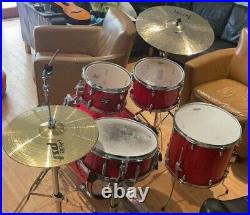 Gretsch Energy 5 Piece Drum Kit with Cymbals. Sabian Set Of Cymbals Also Available