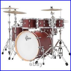 Gretsch Marquee 4-Piece Shell Pack withFREE 8 Tom Satin Dark Cherry 22 Bass RF