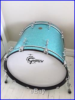 Gretsch New Classic 4 piece LTD Turquoise Sparkle drum set