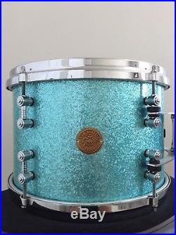 Gretsch New Classic 4 piece LTD Turquoise Sparkle drum set