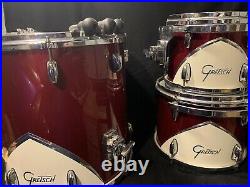 Gretsch Renown 57 Drum Kit Drum Set Motor City Red